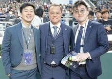 The Hong Kong Media Team ... Henry, Larry and Nickson