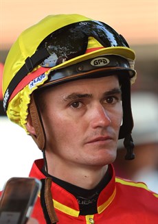Regan Bayliss ... he rides Sly Boots in the $500 000 The Wave and By Choice in the Gold Pearl (see races 2 and 7)