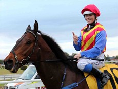 The Kirby Handicap. They go like last week's pay for the first half of the race and we saw Lyric storm down the outside to win in a great finish to the Kirby. 

They're the things that people remember about the carnival. Those traditional races because Grafton is a traditional race-meeting.

Winona Costin gives the thumbs-up after winning the Kirby on Lyric

All Photos: Darren Winningham

