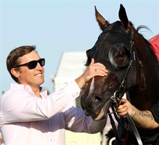 Tony Gollan with Traveston Girl