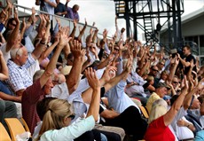 The show of hands says it all. All four resolutions were passed unanimously