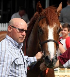 Pictured with Hardline
... my second Karaka Million winner