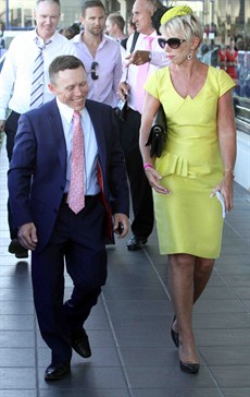 Chris Munce walks out of the Gold Coast Turf Club after the Magic Millions race-day last year after bringing the curtain down on his illustrious riding career ...