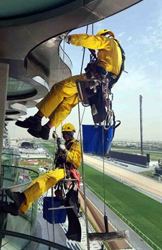 There is a quite amazing frenzy of activity going on all around the facilities with an army of cleaners and gardeners and engineers and construction crews getting everything in pristine condition for the big event on Saturday