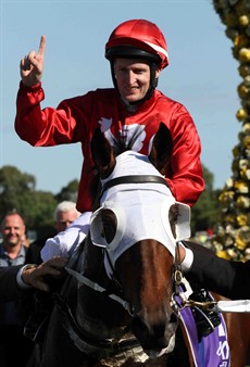 Tarzino (Craig Newitt). The one to beat in the Australian Derby