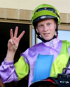 ... celebrating three wins from three rides at the Kilcoy Australia Day meeting