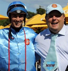 Winno with Tye Angland who could prove to be some value in the Jockey's Challenge