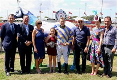 Blake Shinn rrode the winner of the Yellowgreen “Montgomerie” Lightning Plate on Cup Day. This race is named after the late Simone Montgomerie, who was tragically killed in a track accident at the Darwin Cup meeting in 2013. 

In a wonderful gesture to commemorate her riding achievements in the Northern Territory the Darwin Turf Club named the underpass from the grandstand and public areas to the centre of the track in Simone's honour on Saturday. It was opened by NT Chief Minister Michael Gunner and Simone’s family.