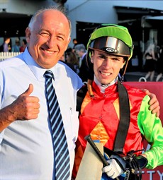 Rob Heathcote and Jimmy Orman ... proving to be a winning combination. They are bidding for a hat trck of wins with Manias (see race 4)