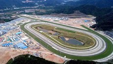 An aerial image of the Conghua Training Centre site from late November.

Photos: Courtesy Hong Kong Jockey Club
