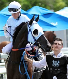 ... with champion jockey Jeff Lloyd