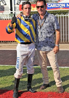 The feature race on the Corporate Park Cup day was taken out by Neil Dyer from Kyneton and Jarrod Todd with Pot Black. After the race WINNO caught up with trainer Neil Dyer, “this is the only feature race that I have not won in Darwin – we have finally done it!” This team then backed up and won again on Darwin Cup Day just five days later. 
