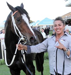 Kris Lees trains Intrinsic (7) who won the last race a fortnight ago making ground late and running down the leader. That was a wonderful ride by Michael Cahill who retains the ride this week on the mare. I am sure that strapper Melanie Munroe (pictured above) will be jumping around in the enclosure if she can string two wins together.