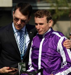 The 'A' Team. Aidan O'Brien and Ryan Moore … the trainer and jockey of the ill-fated The Cliffsofmoher pictured in better times after their success with Highland Reel during the Longines Hong Kong International races back in December 2017.

A veterinary and stewards’ review of the injury sustained by The Cliffsofmoher, during the running of the 2018 Lexus Melbourne Cup has been released by Racing Victoria (RV).

Photo: Graham Potter
