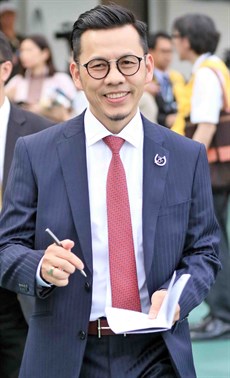 Frankie Lor … a winning treble at Sha Tin on Champions Day ...