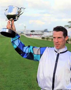 Johnny Allen with the Doomben Cup