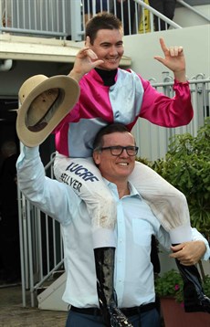 David Vandyke took out Group race on the card … the Group 3 Sunshine Guineas … with Baccarat Baby. That filly really deserved to win that race. She’s been just in behind the good ones over the carnival in Brisbane and really deserved to win a Group race.