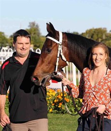 Tony Newing is rolling out the winners at this year's Grafton Carnival, including Charmed Success (pictured above) who took out the Grafton Guineas

Racing photos: Darren Winningham