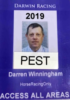 The Media Accreditation Badge Winno was issued with for the recent Darwin Carnival


Photos: Graham Potter and Darren Winningham