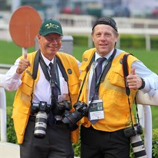 Winno … with Graham Potter on assignment for horseracingonly in Hong Kong