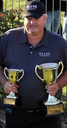 Brett Bellamy (pictured above) took out the Murwillumbah Cup with Boncosta seen winning below with Tegan Harrison in the sadlle