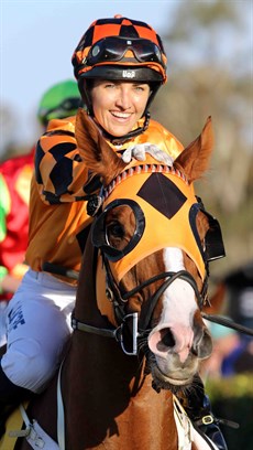 Tegan Harrison (pictured above) came off the worst of the four riders who fell at Doomben on Monday. She fractured  five vertebrae in her back (T3-T8) and was considered 'lucky' to have come away with only those injuries. It is true she was lucky … but when you come away with injuries like that and are considered fortunate it certainly puts things in perspective just how much jockeys are putting at risk!

Photos: Graham Potter - NB no horse or rider was seriously injured in the incident photos shown above