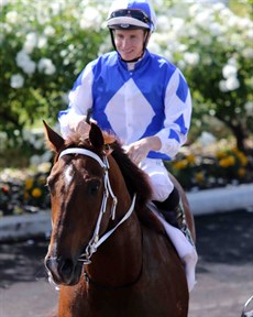 … along with the Todd Blowes trained Noble Boy, also pictured at Eagle Farm with James McDonald aboard after his success on May 25

The concept behind The Kosciuszko, where you buy $5 tickets to go into a draw and if you come out a winner you are entitled to select a horse in the race on your and others behalf, goes right to the core of the Australian punter’s psyche … that is to make a small investment with the possibility of a really big payday.