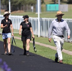 The David Vandyke team on the march. 

Photos: Graham Potter