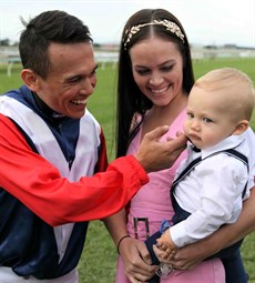 ... and right behind him, winning or sidelined, is McGillivray's family ... a great support base