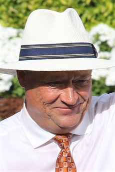 The McEvoy yard ... Tony McEvoy is pictured above ...are delighted to have gained the nod for Dollar for Dollar for The Everest. Dollar For Dollar was to have raced in a lesser event on the Randwick card. Dollar for Dollar, who has recent placings in the Gilgai and the Rupert Clarke Stakes in Melbourne, is a speed runner so that will mean he could well take on Nature Strip up front.