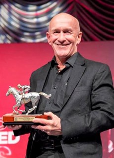 Good times ... Lloyd with another Jockey's Premiership trophy