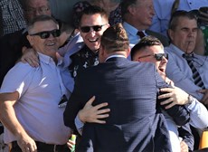 The Rough Habit win celebration