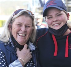 Leigh and Maddy Sears, pictured celebrating an historic Premiership win