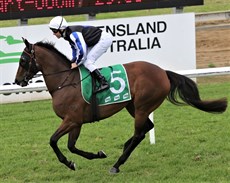 Blackboots ... made a welcome return to the winners' enclosure at Rockhampton