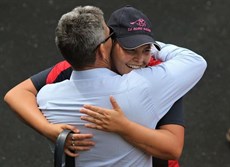 Tony and Maddy Sears, enjoying another win