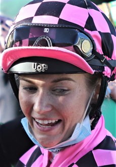 Leah Kilner ... she rides the locally trained Way Beyond in the eighth race, the Maloolabah Cup