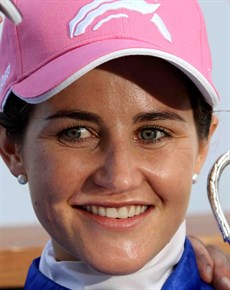 Michelle Payne trained her first winner in Queensland when Group Think, partnered by Jim Byrne, lssted just long enough to complete an end to end victory at Doomben