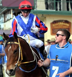 Ben Currie strapping a horse in what must seem like a previous life.to him after all that has happened in the last two years

Photos: Graham Potter