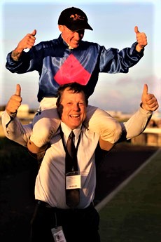 Sometimes Byrne just had to go with the flow when supporters got in on the celebrations