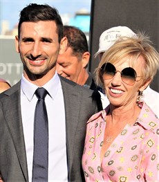 Michael Costa with Gillian Heinrich, who claimed a famous Magic Millions victory with Military Rose in 2010