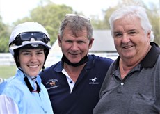 Jasmine Cornish, Les Ross and Mike Crooks