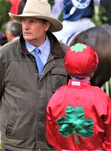 Matt Kropp and the colours Festival Prince carried to victory in the Dalby Cup