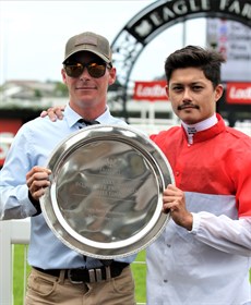 Joshua King and Michael Murphy ... they will team up once again with Argyle Lane in The King Of The Mountain. King also has Niccanova in teh big race line-up