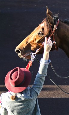 Gypsy Goddess with her strapper Emma Lehmann