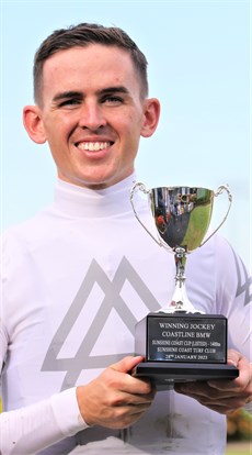 Ben Thompson ... he rides All That Pizzazz in the QTIS Three-Year-Old Jewel (see race 8)

Orman and Thompson also rate as the usual suspects in the Jockey Challenge