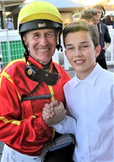Zac Lloyd with his now retired father, champion jockey Jeff Lloyd. No doubt some of that enormous talent has been passed on, all things being equal, helping set Zac up for a great riding career. But a few things still need to be ironed out along the way

Photos: Graham Potter and Darren Winningham