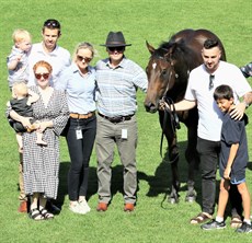 Beast Mode's connections celebrate an early career win ... he now already has four wins to his credit and who knows how far he might go!

Photos: Graham Potter