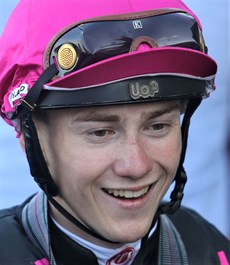 Jaden Lloyd ... he will get the chocolates in the Jockey Challenge