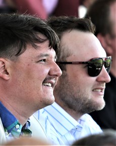 Kobie O'Brien and Corey Geran ... looking forward to the Toowoomba Cup ...