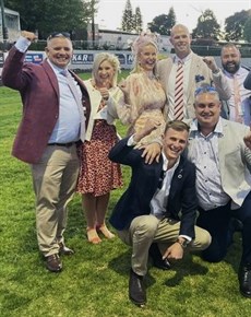 The crew enjoying Toowoomba Cup day